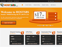 Tablet Screenshot of hostsbs.com